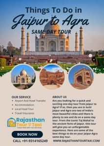 Things To Do In Jaipur To Agra Same Day Tour